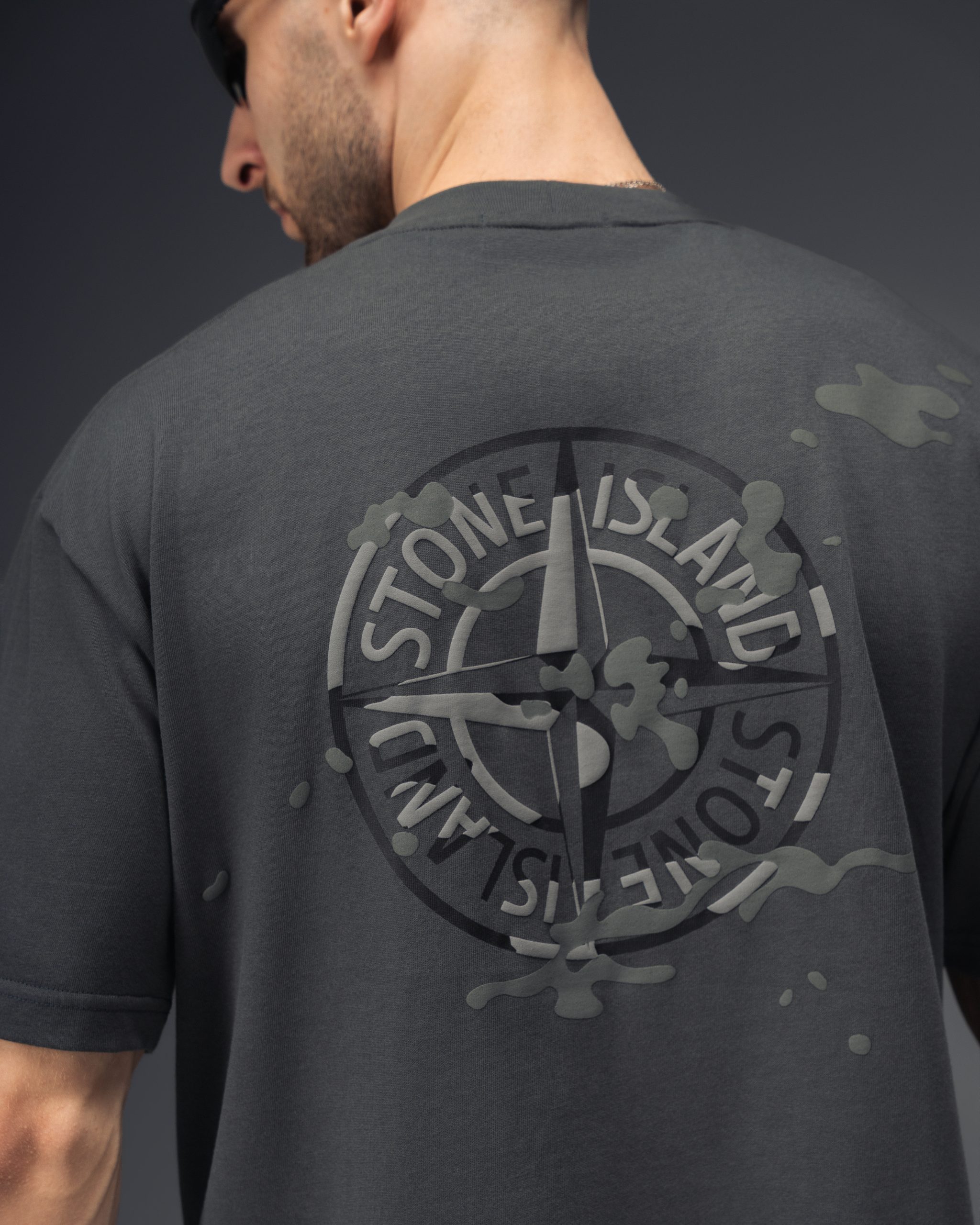 Stone Island Camouflage Compass Graphite Green T-Shirt