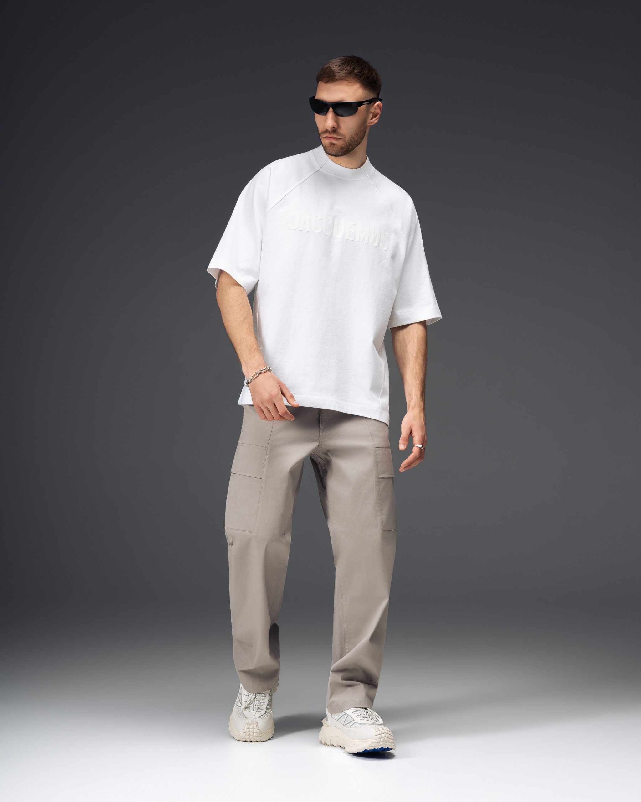 Jacquemus Tonal Signature White T-Shirt