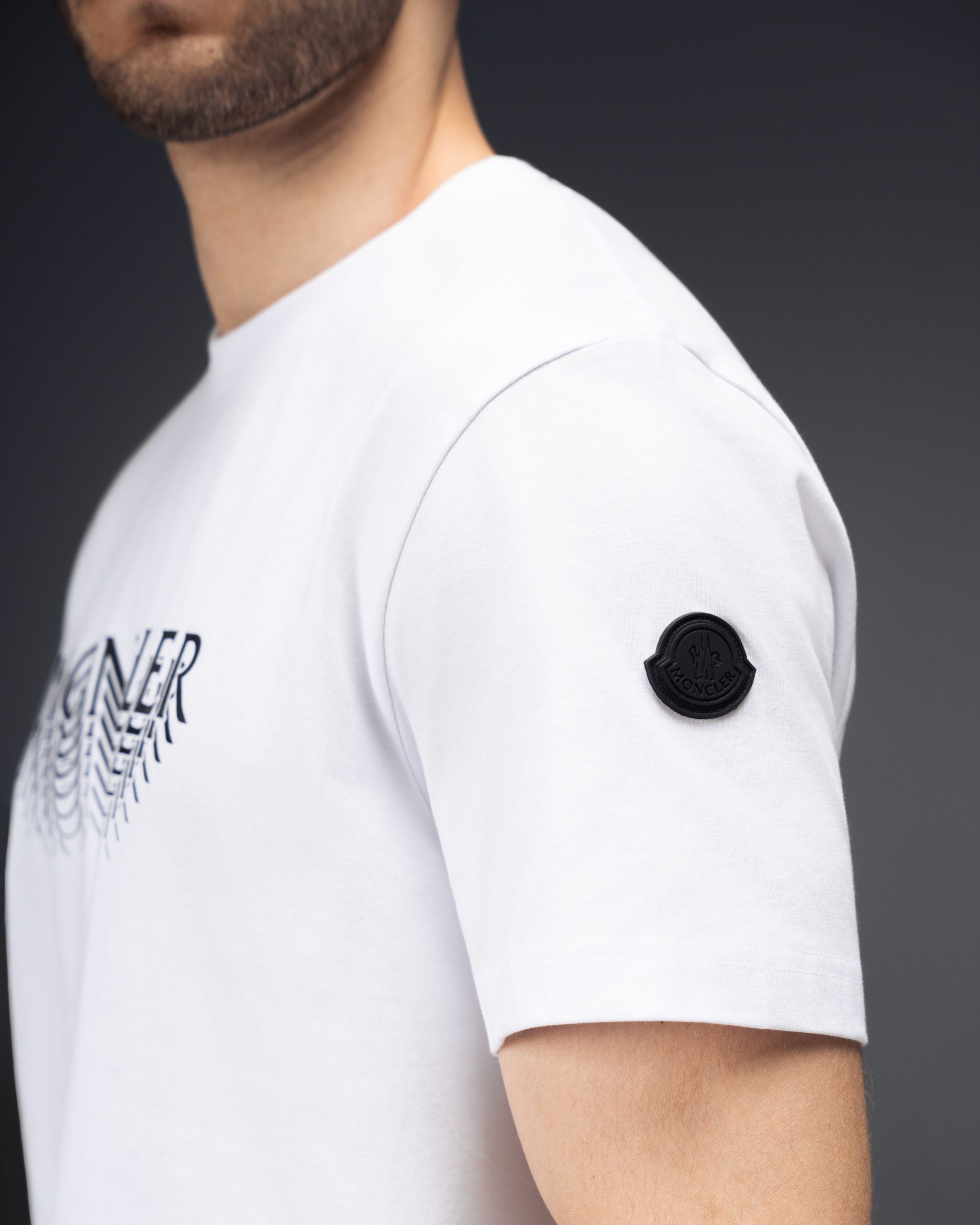 Moncler Mirage Logo White T-Shirt