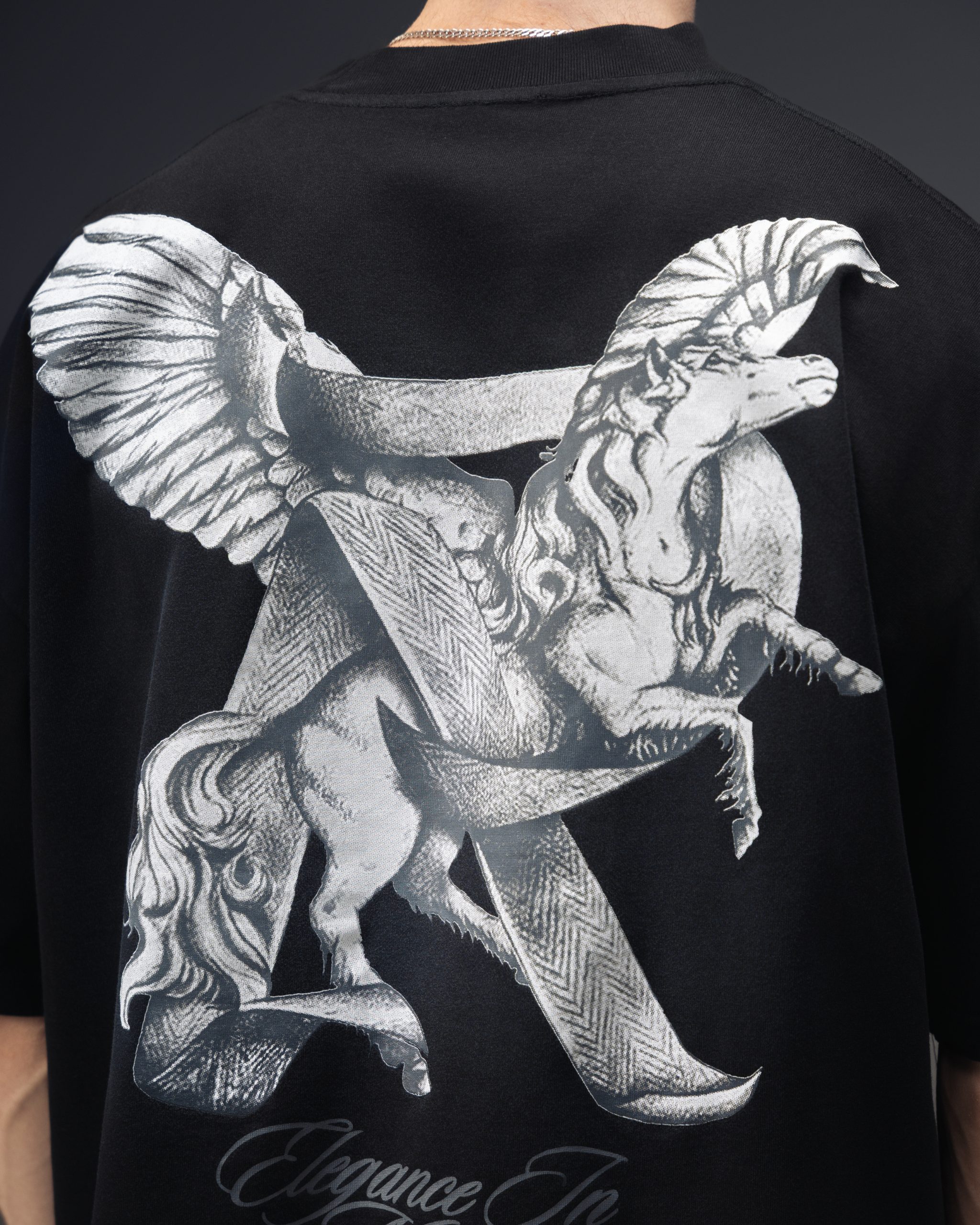 Represent Shadow Pegasus Black T-Shirt