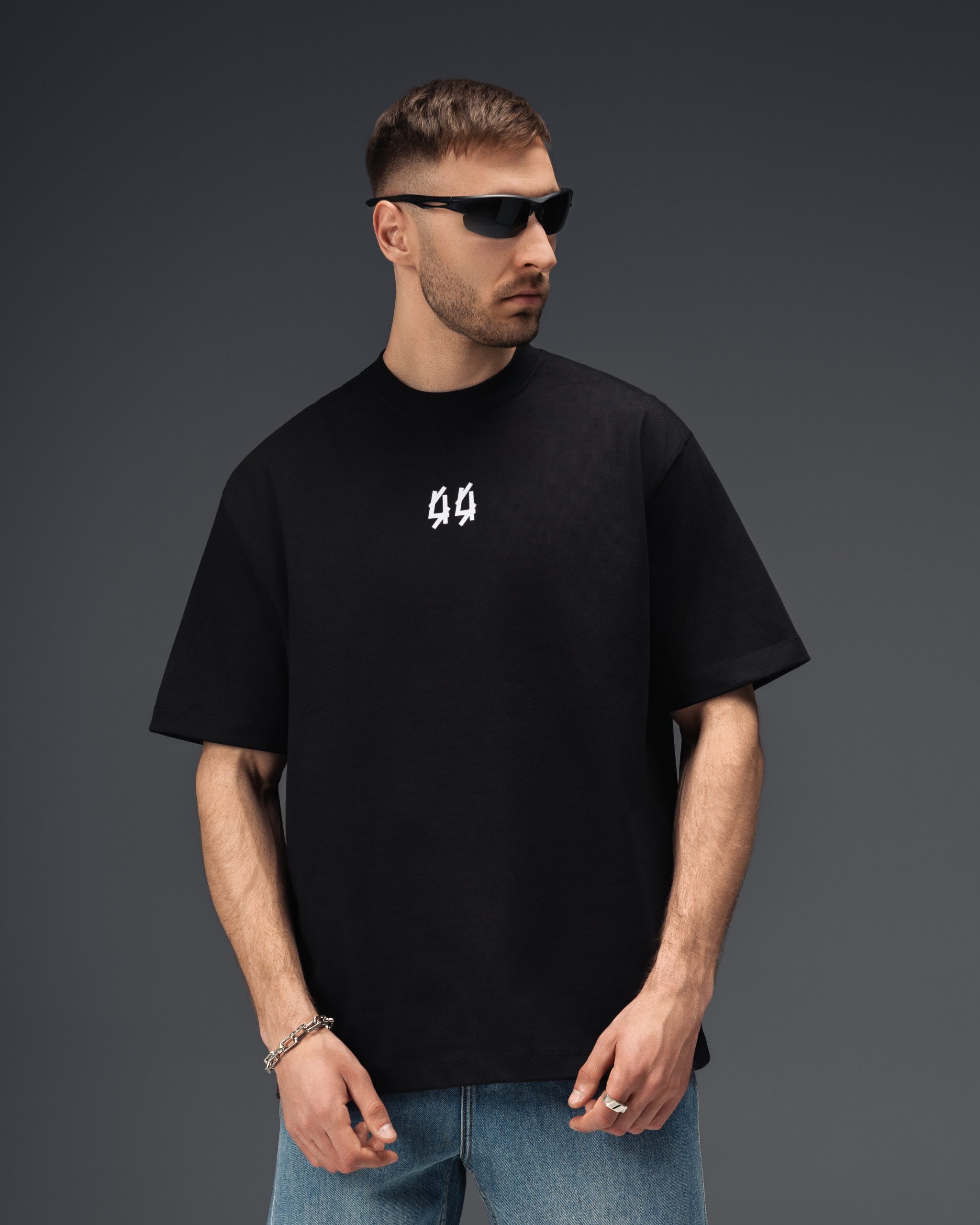 44 Label Group Berlin Graphic Black T-Shirt