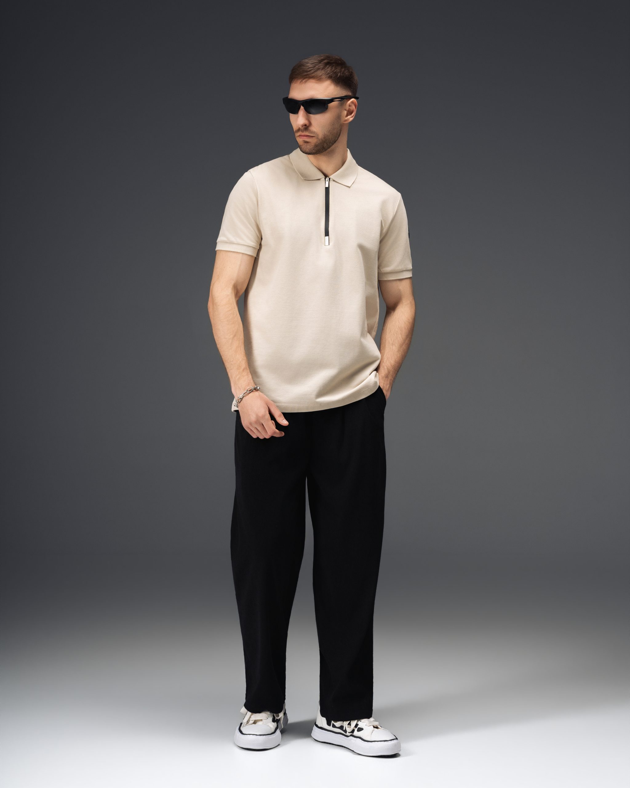 Moncler Riviera Zip Polo