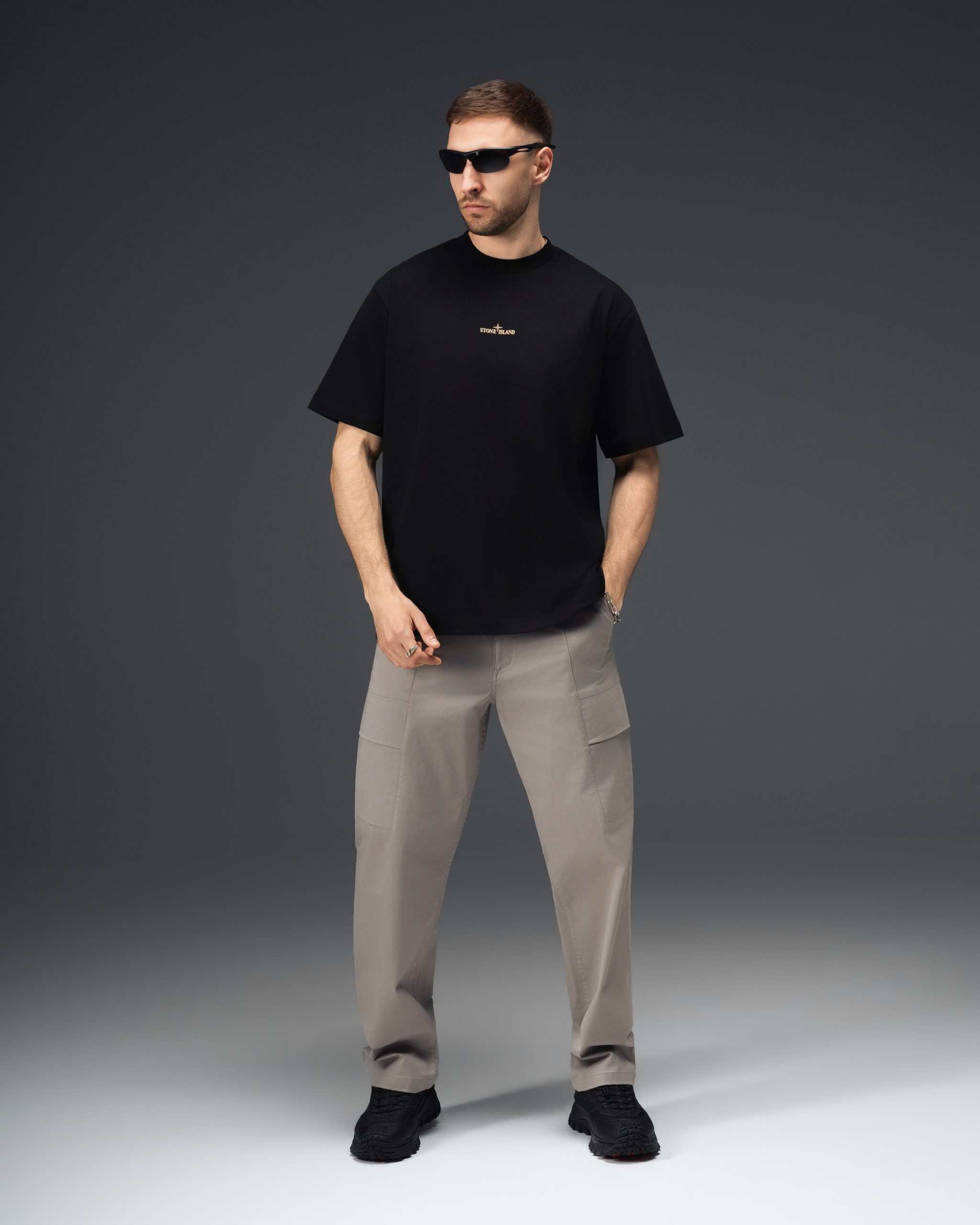 Stone Island Shadow Compass Black T-Shirt