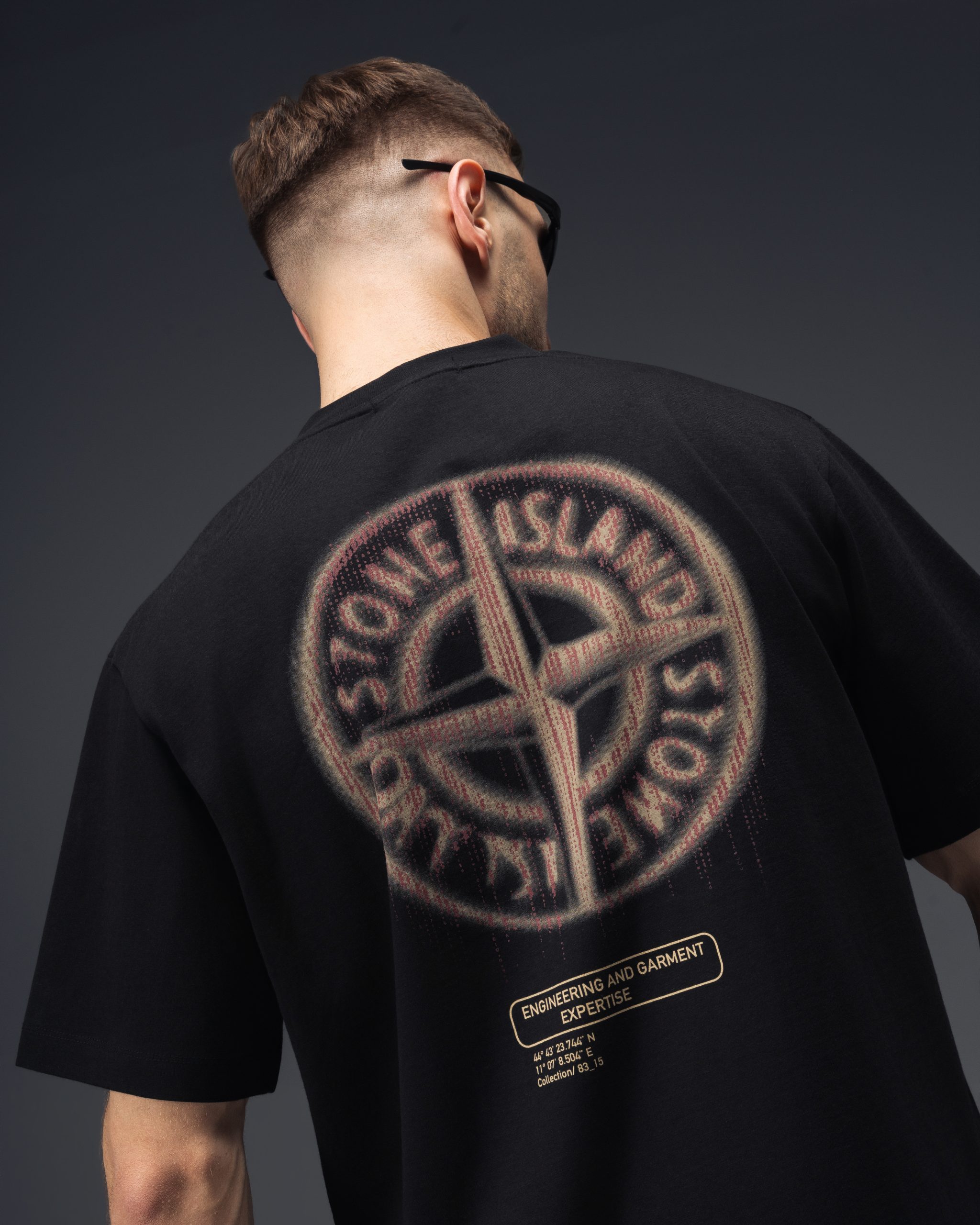 Stone Island Shadow Compass Black T-Shirt
