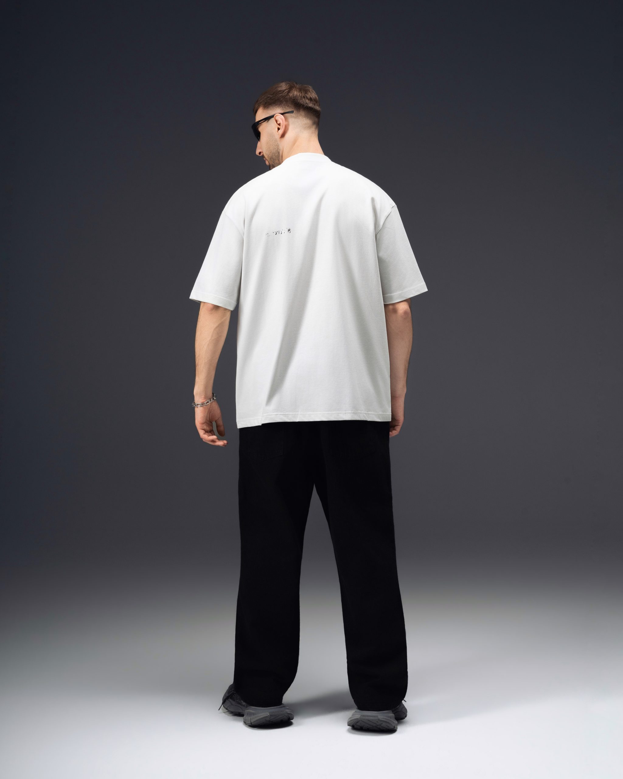 Balenciaga Ghost Logo White T-Shirt