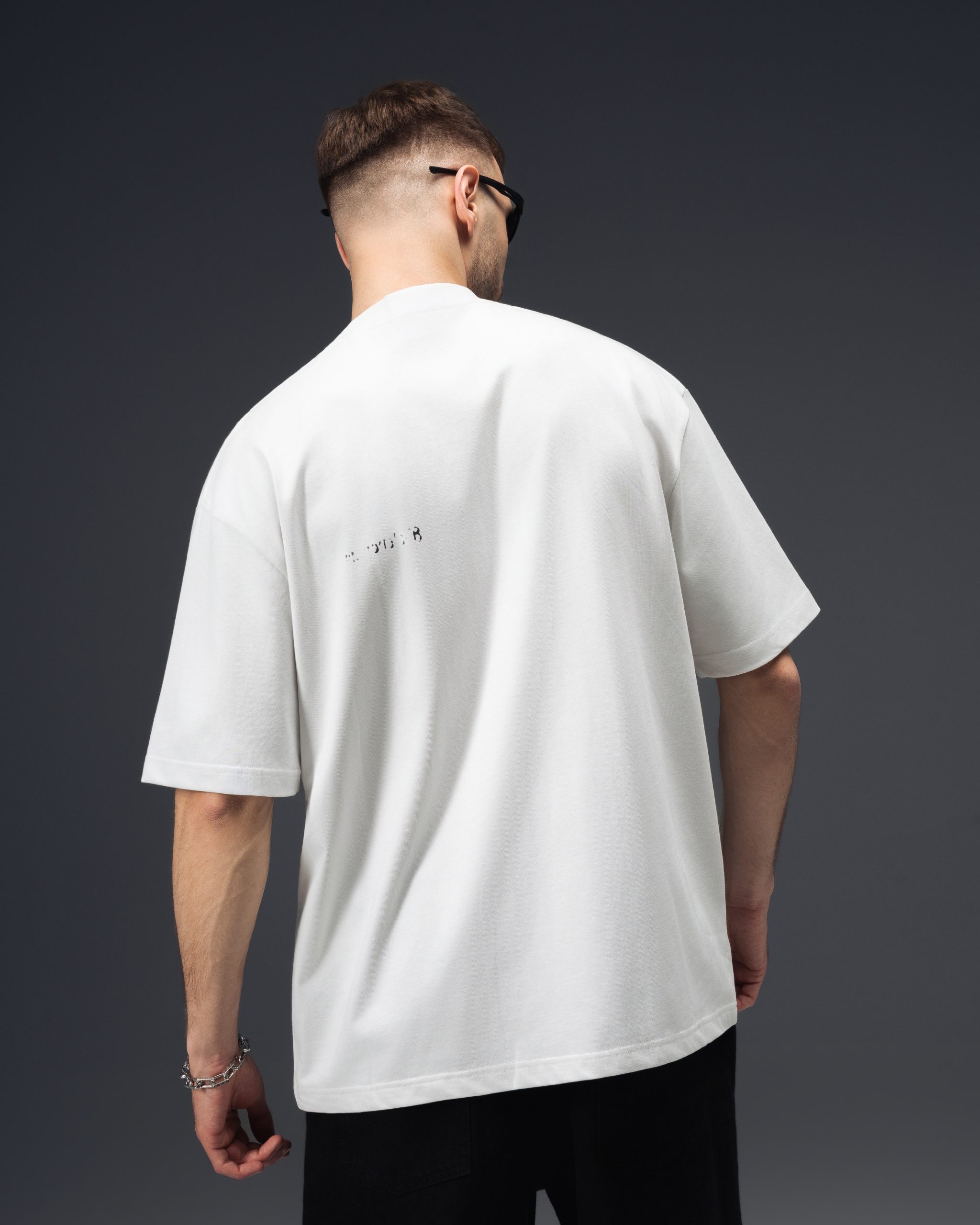 Balenciaga Ghost Logo White T-Shirt