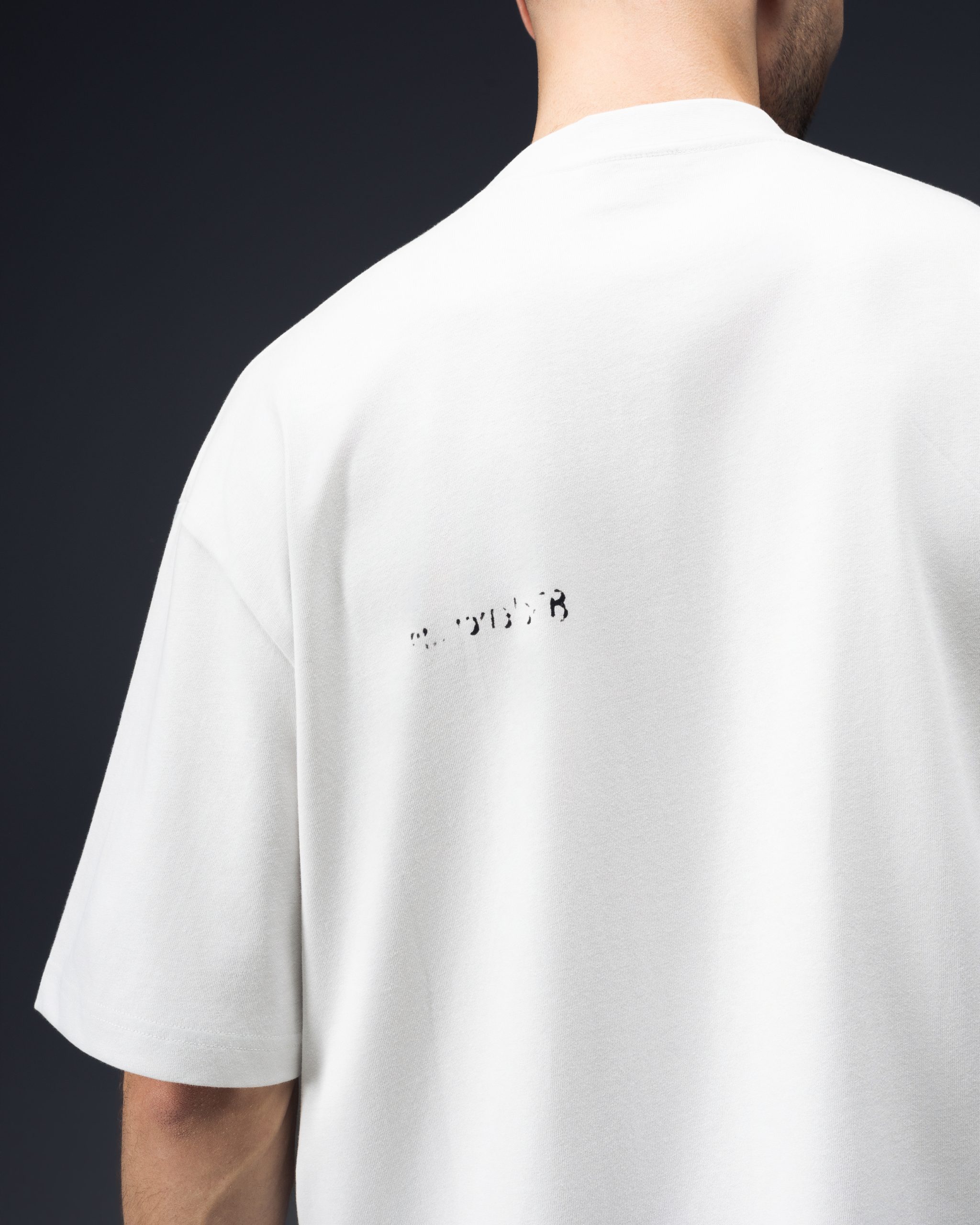 Balenciaga Ghost Logo White T-Shirt