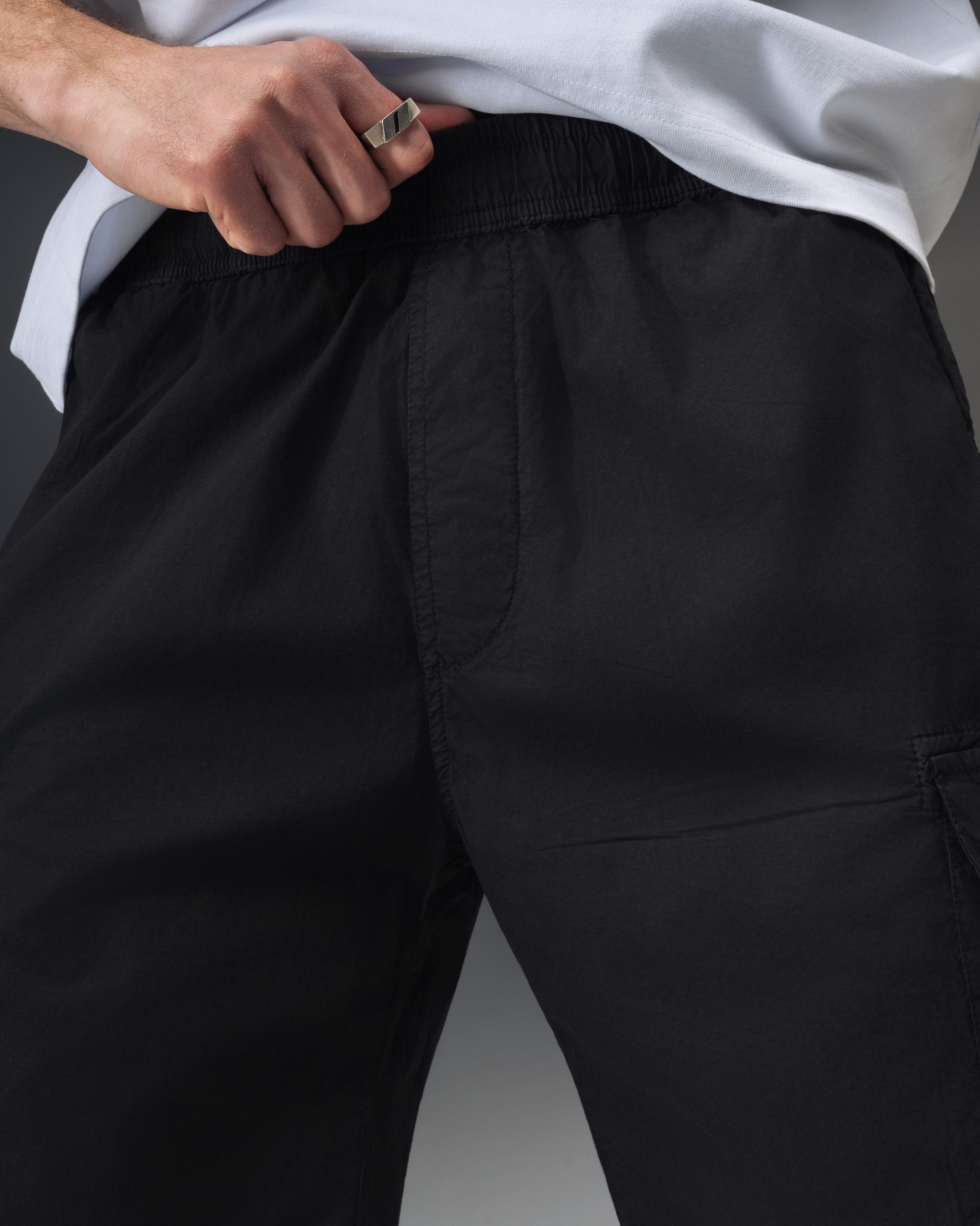 Stone Island Compass Patch Cargo Shorts