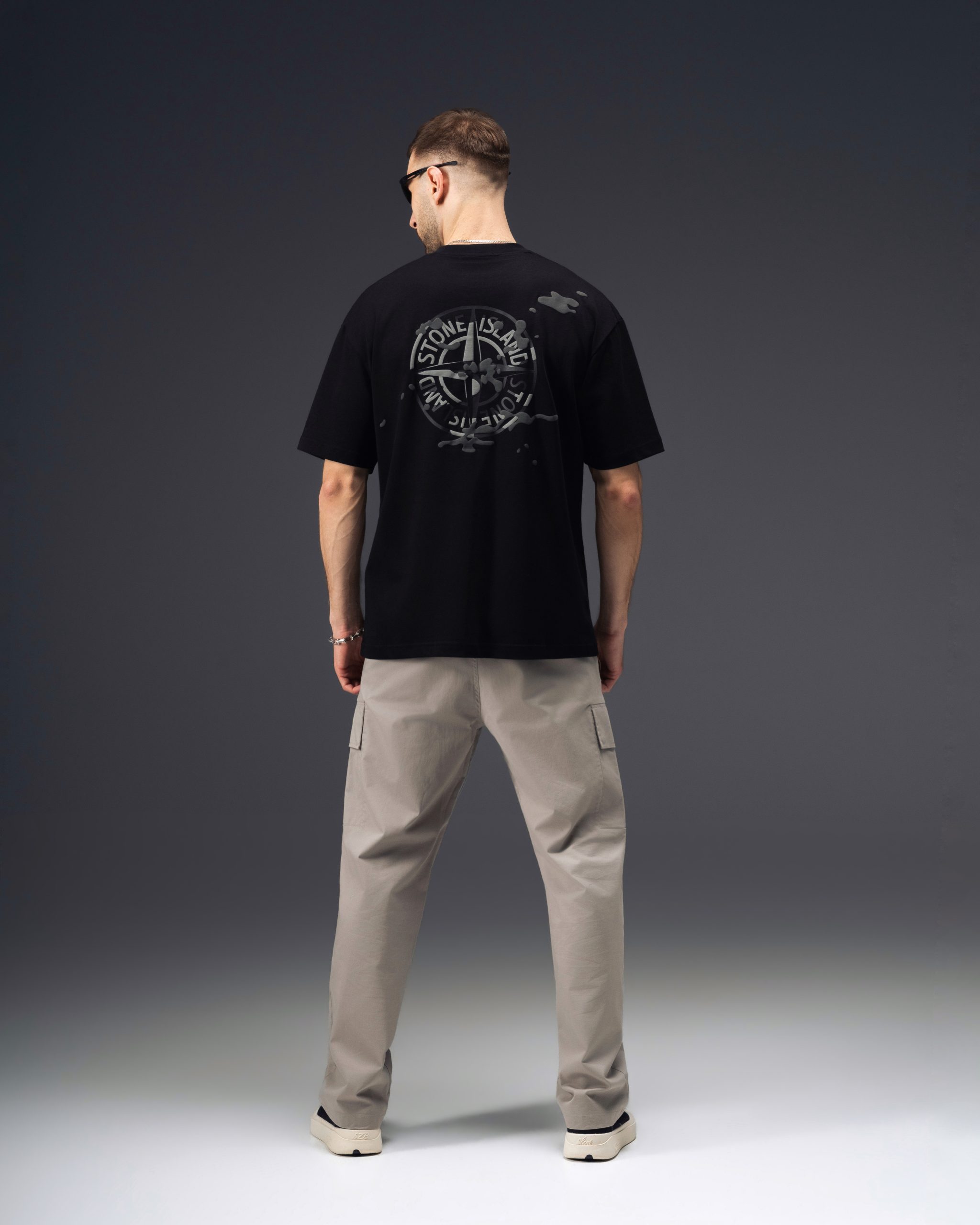 Stone Island Shadow Camo Black T-Shirt