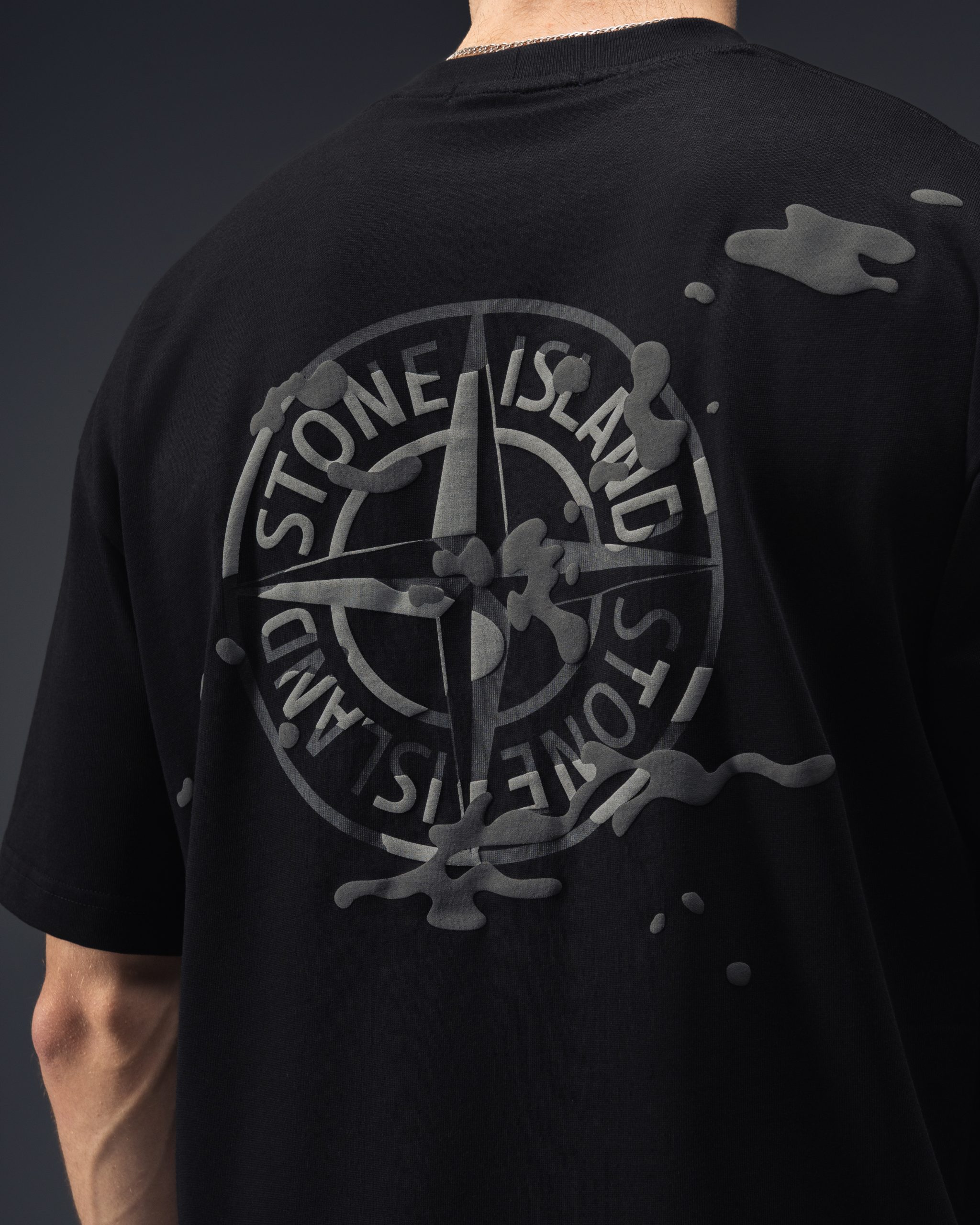 Stone Island Shadow Camo Black T-Shirt