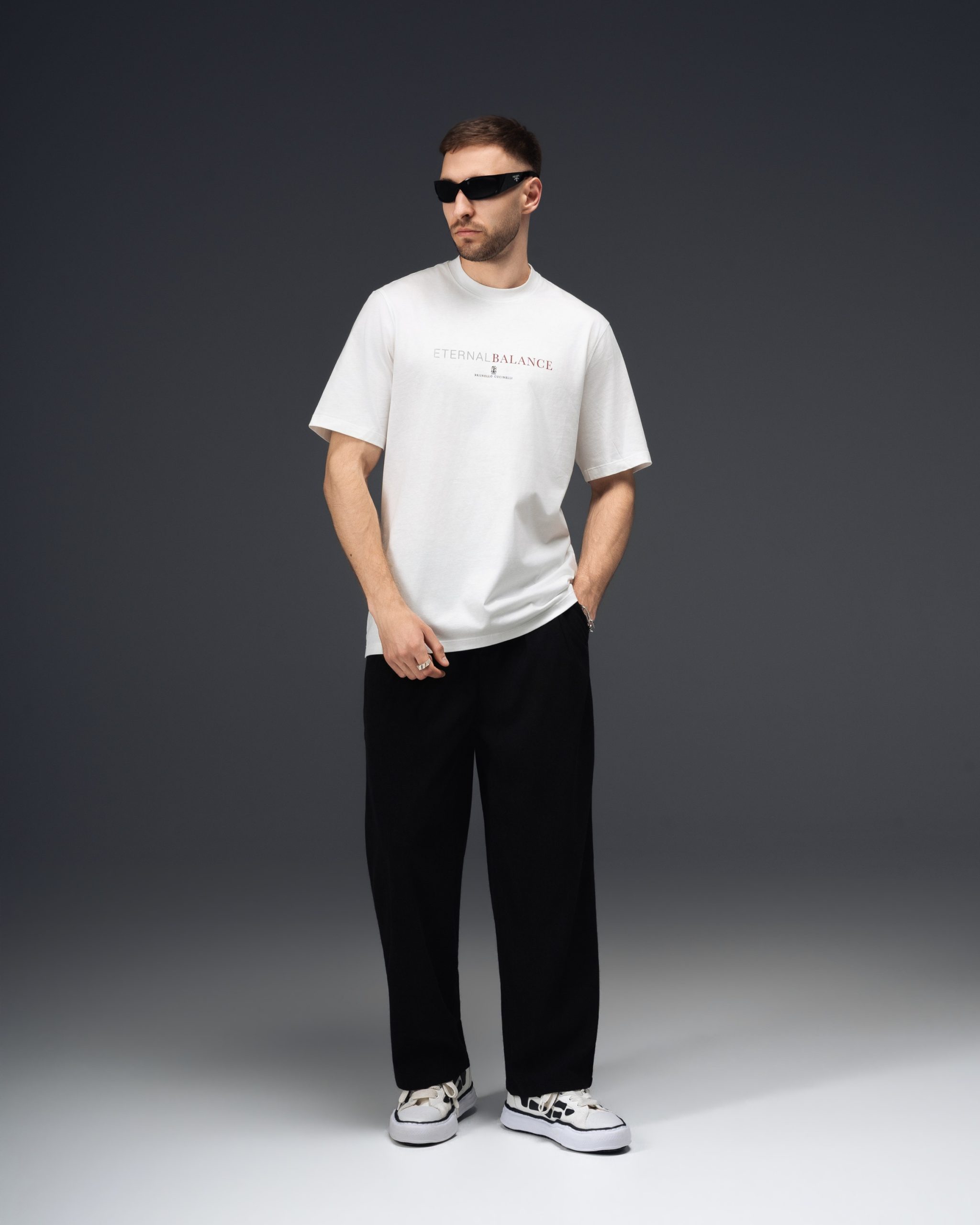 Brunello Cucinelli Eternal Balance White T-Shirt