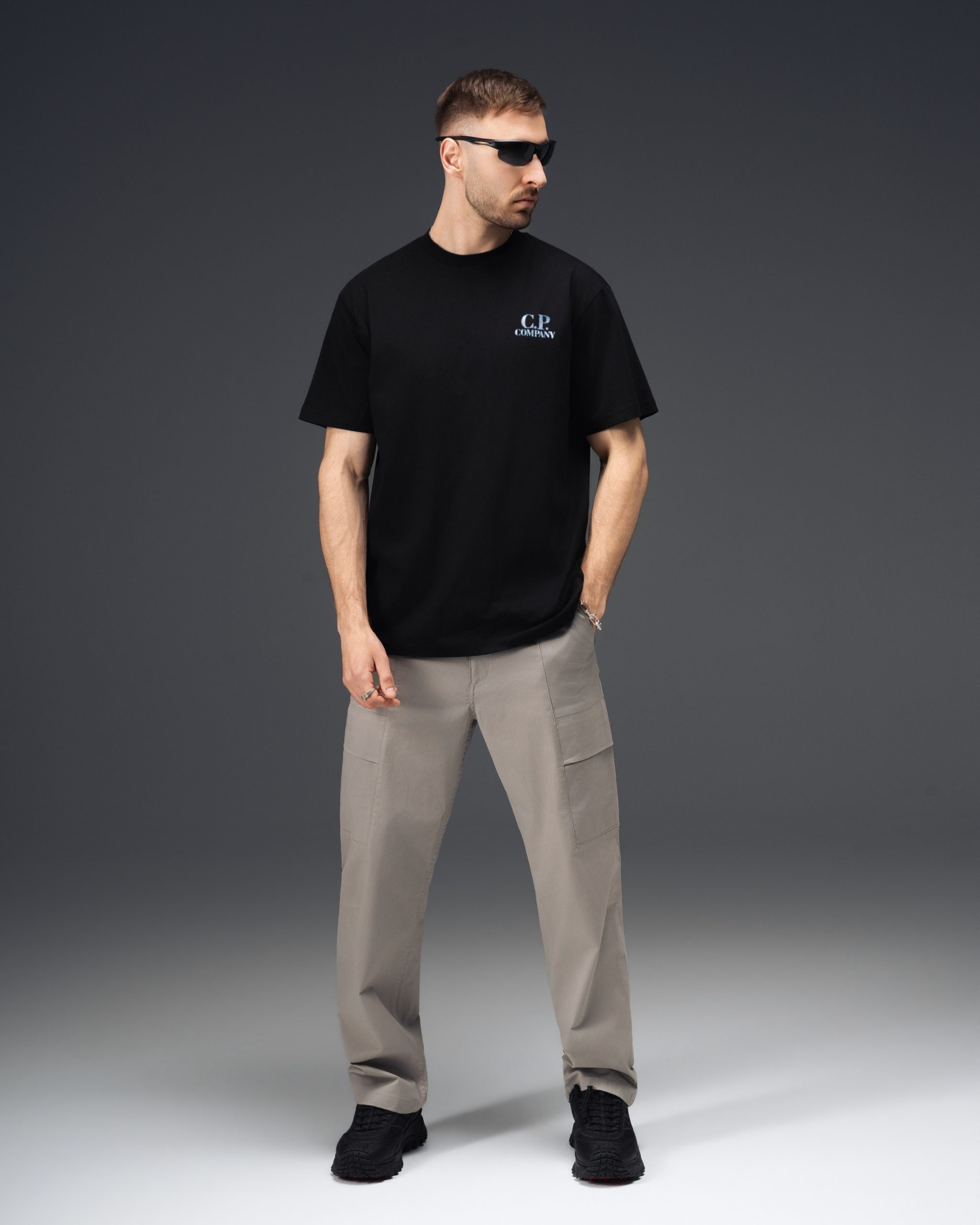 C.P Company Archive Graphic Black T-Shirt