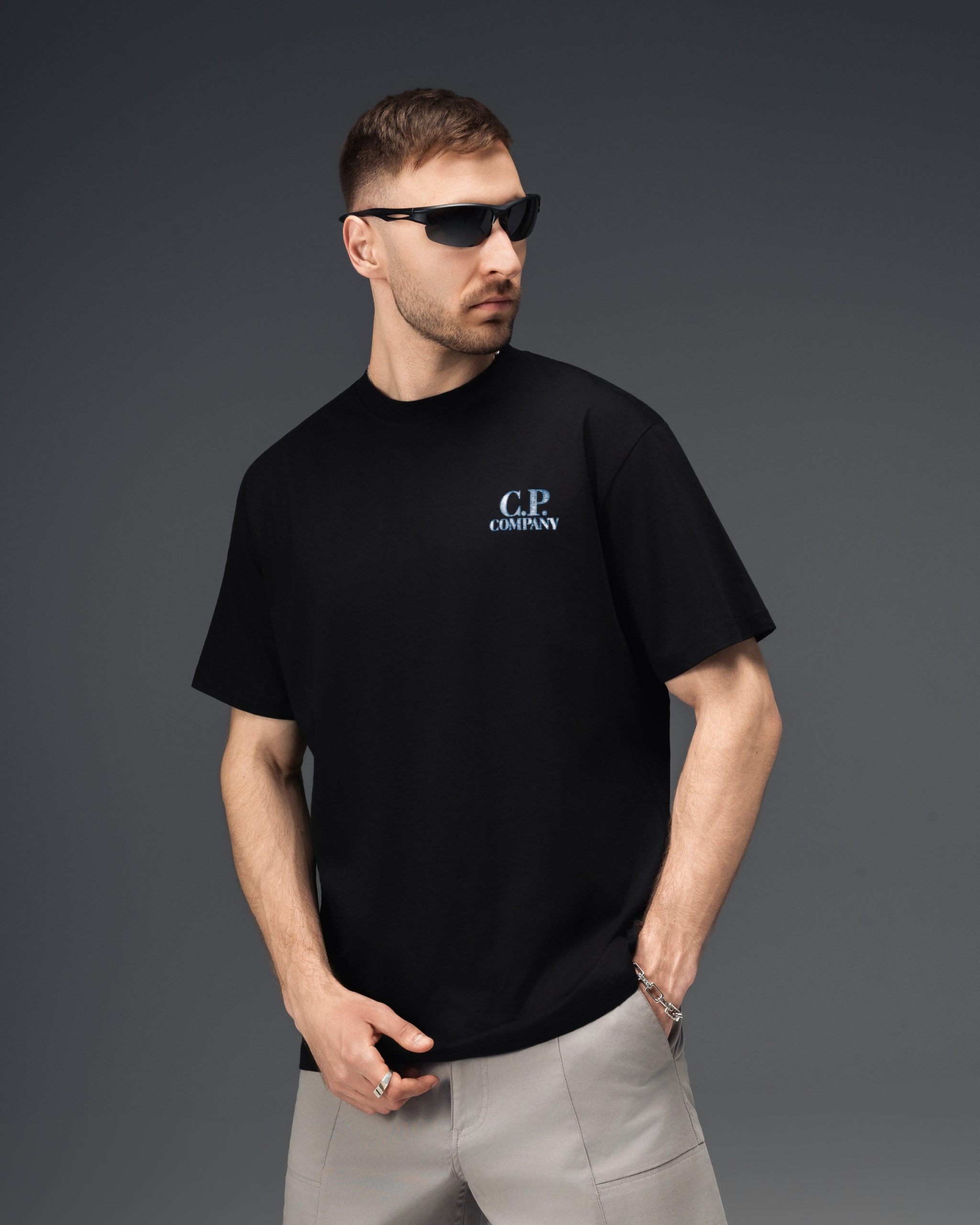 C.P Company Archive Graphic Black T-Shirt