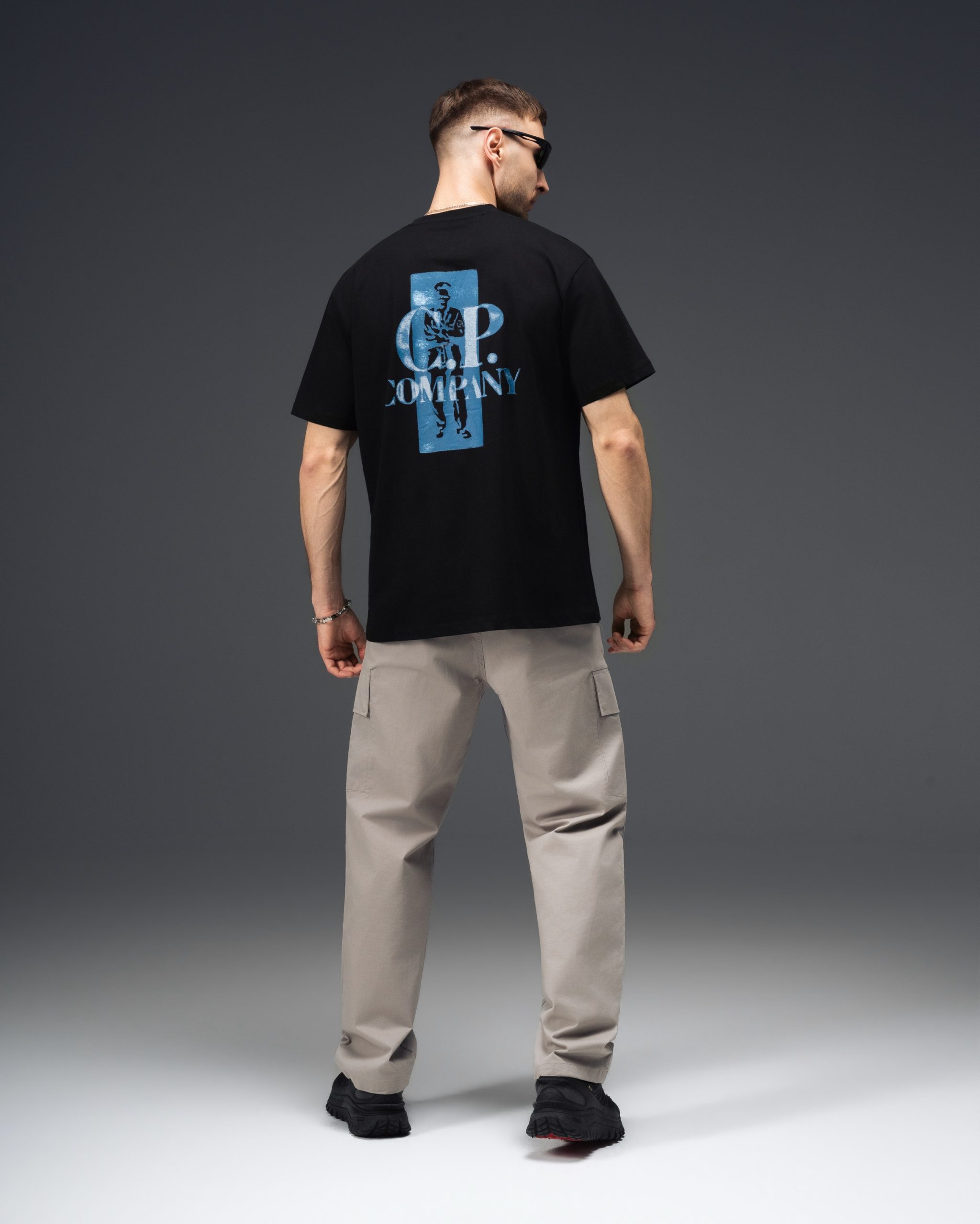 C.P Company Archive Graphic Black T-Shirt