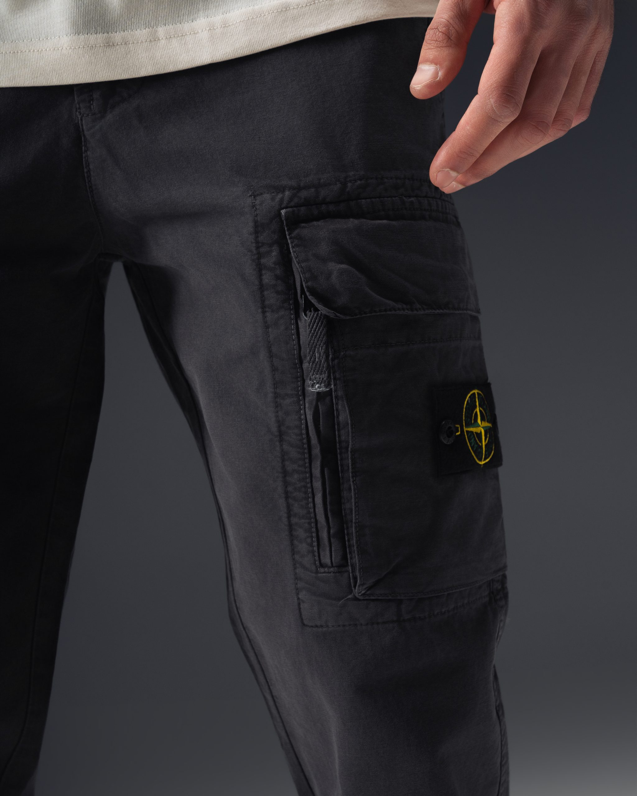 Stone Island Graphite Cargo Pants