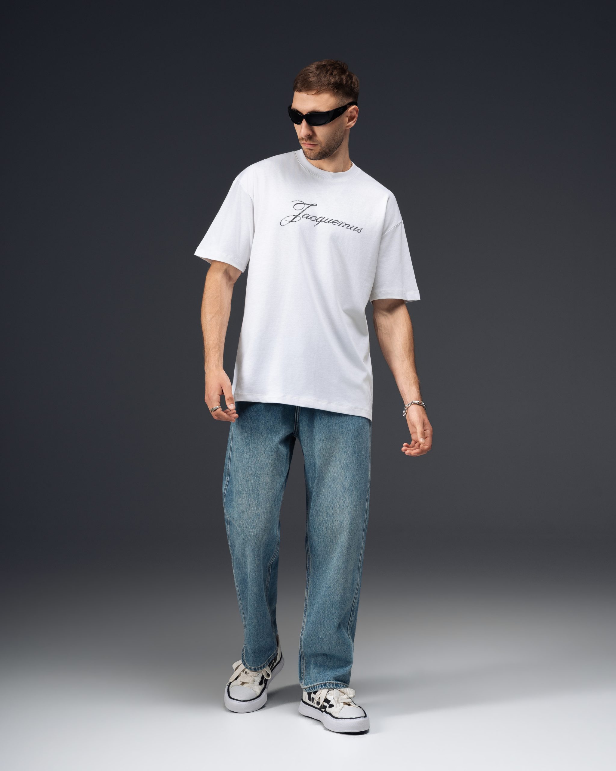 Jacquemus Script Logo White T-Shirt