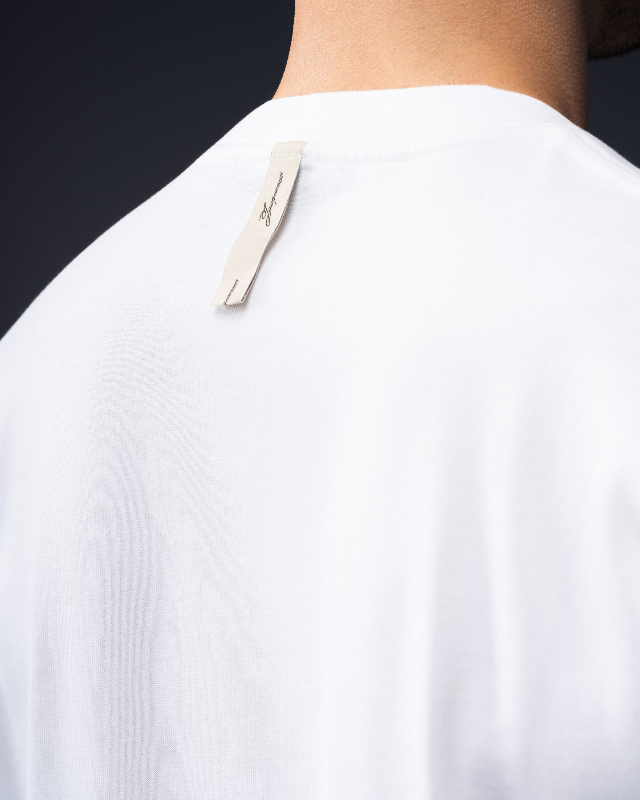 Jacquemus Script Logo White T-Shirt