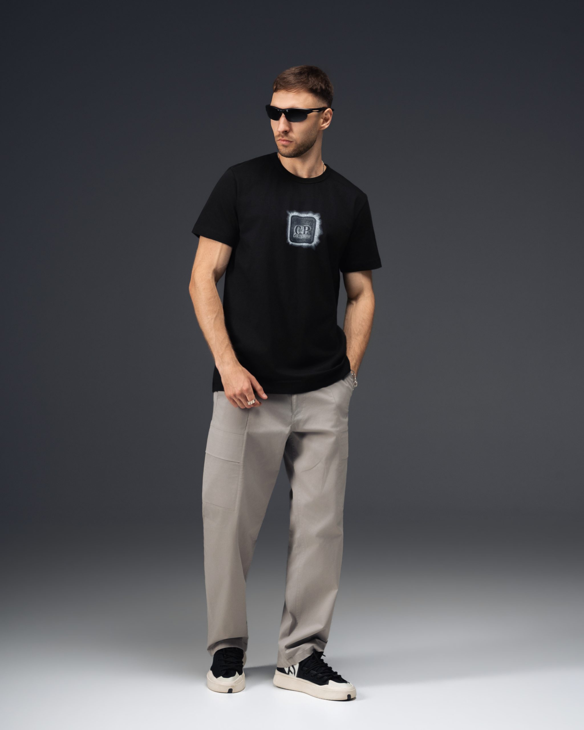 C.P. Company Metropolis Black T-Shirt
