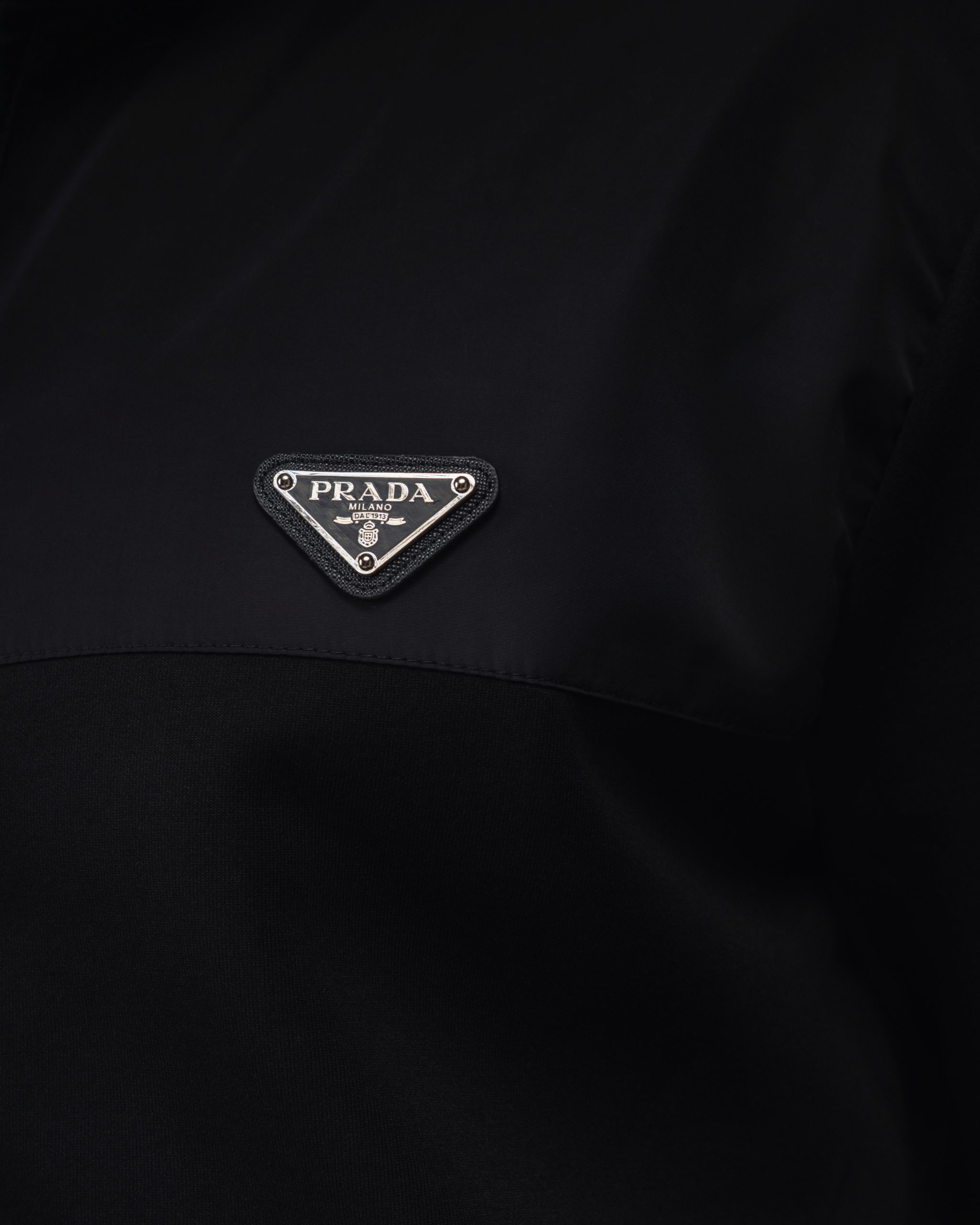Prada Triangle Logo Black Tracksuit
