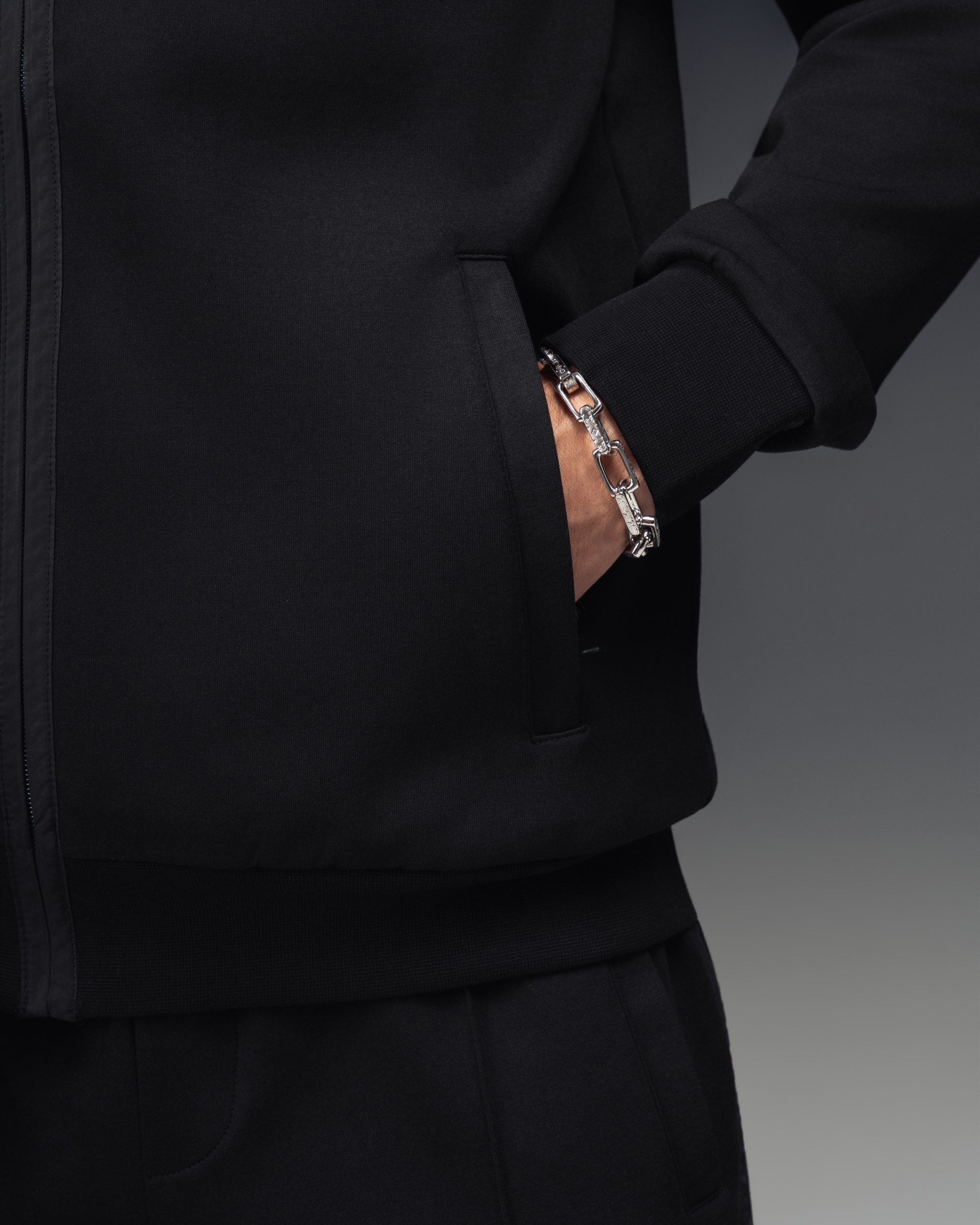 Prada Triangle Logo Black Tracksuit