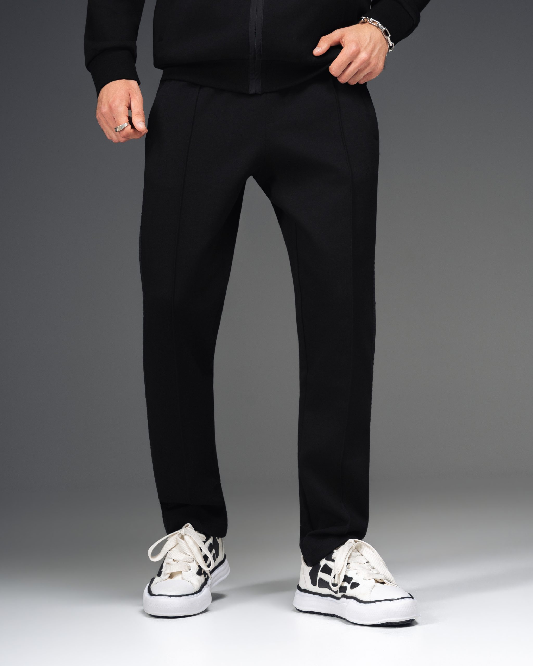 Prada Triangle Logo Black Tracksuit