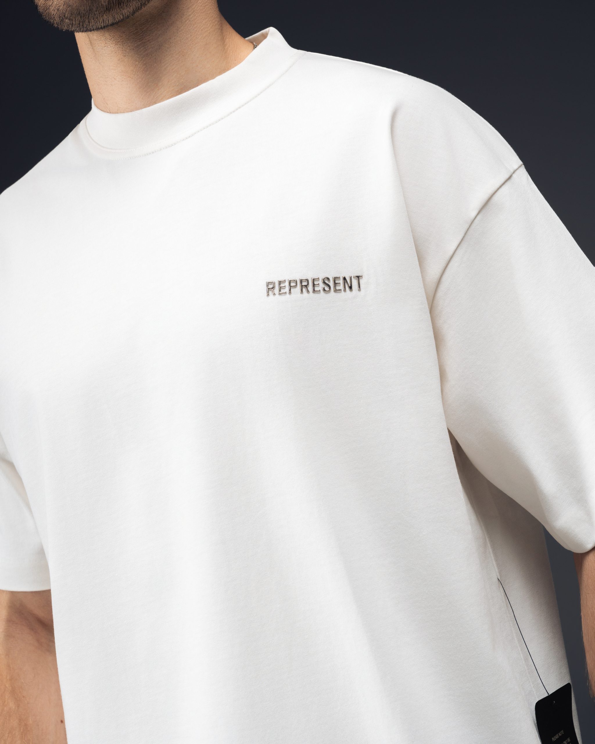 Represent Oversize White T-Shirt