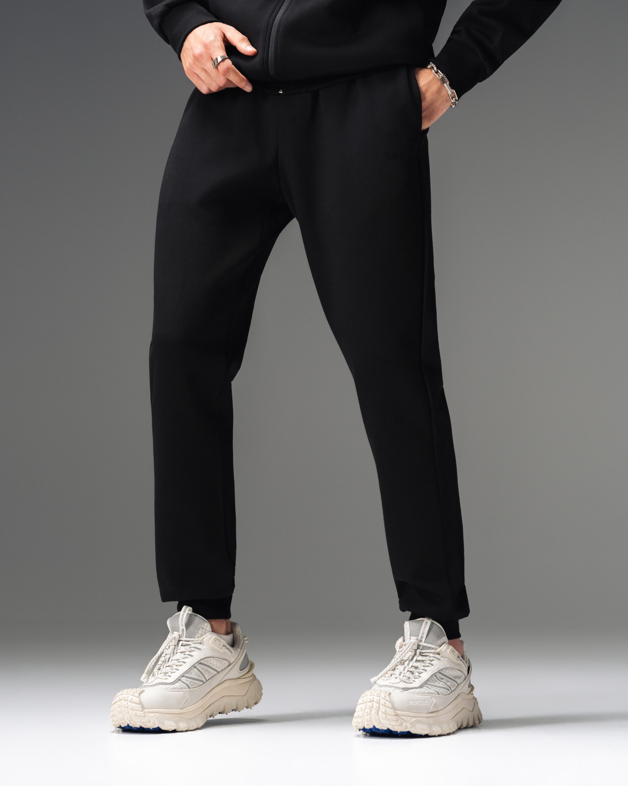 Boss Logo Black Tracksuit