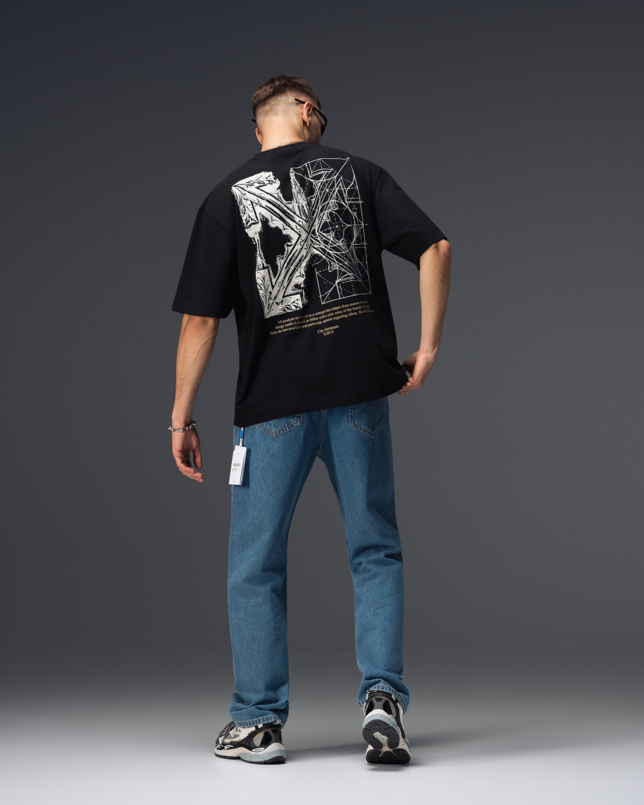 Off-White Architecture Graphic Black T-Shirt