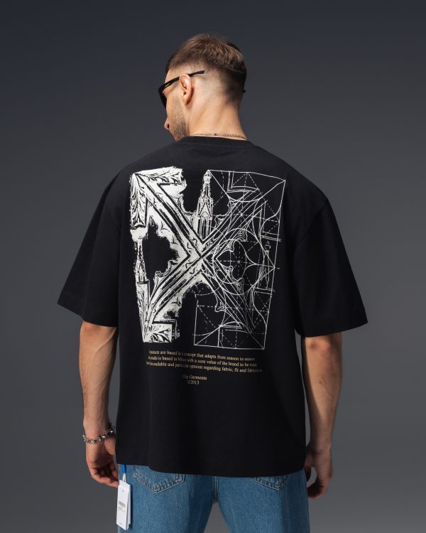 Off-White Architecture Graphic Black T-Shirt