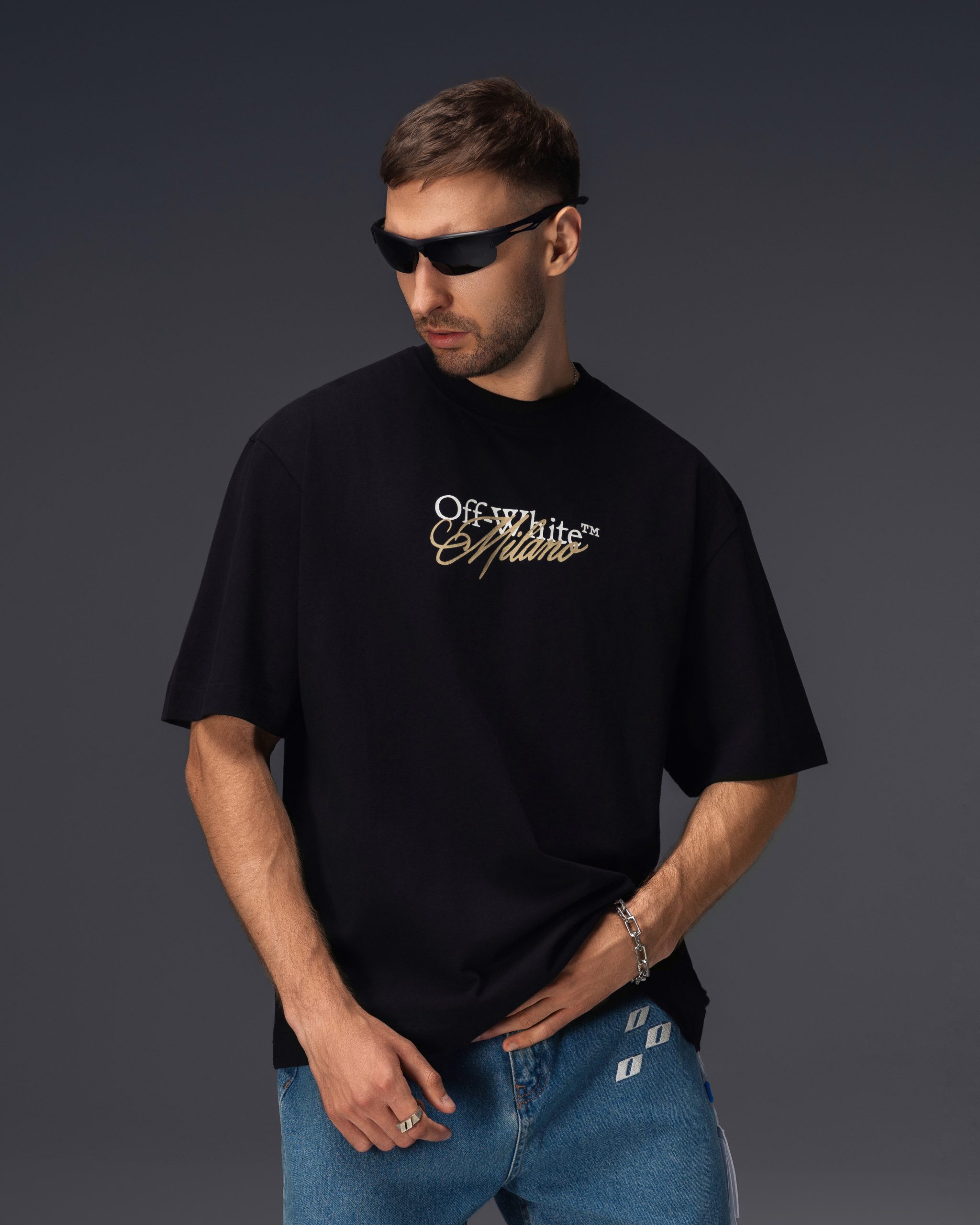 Off-White Architecture Graphic Black T-Shirt