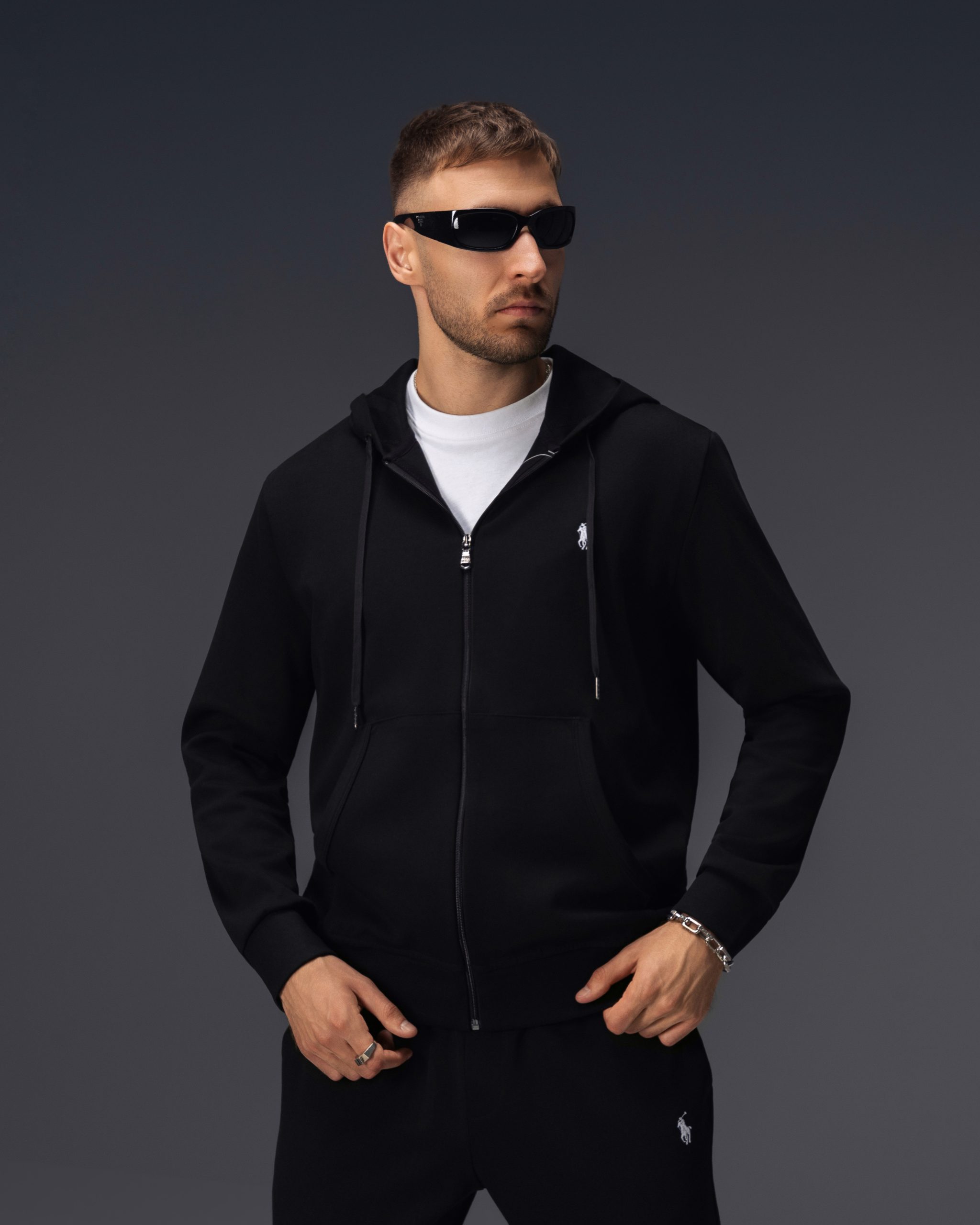 Polo Ralph Lauren Logo Black Tracksuit