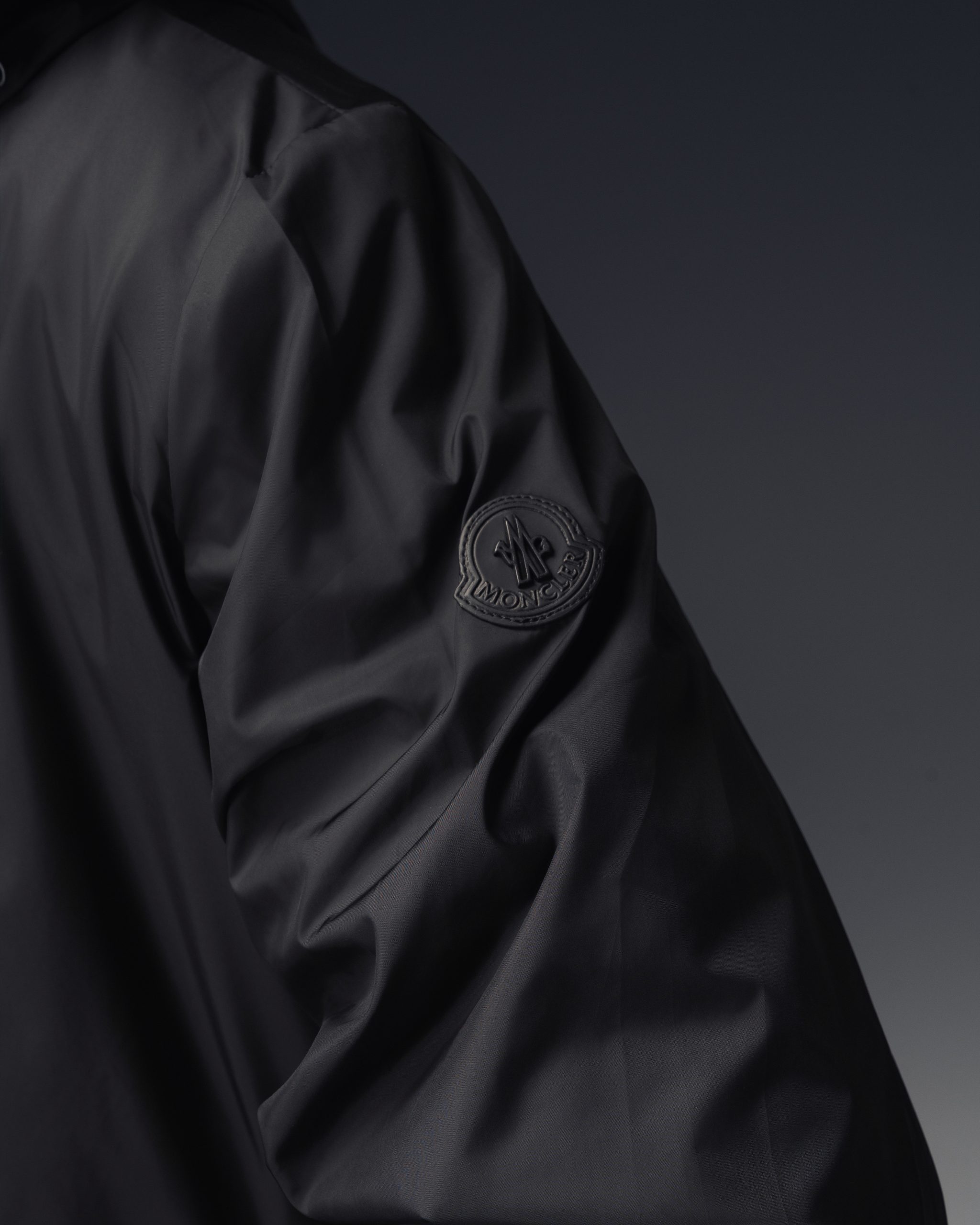Moncler Black Windbreaker Jacket
