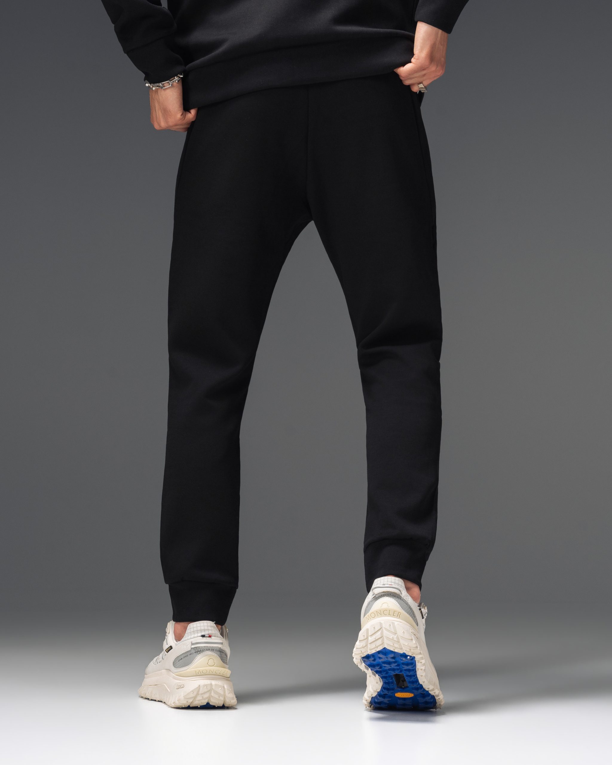 Boss Logo Hooded Black Tracksuit