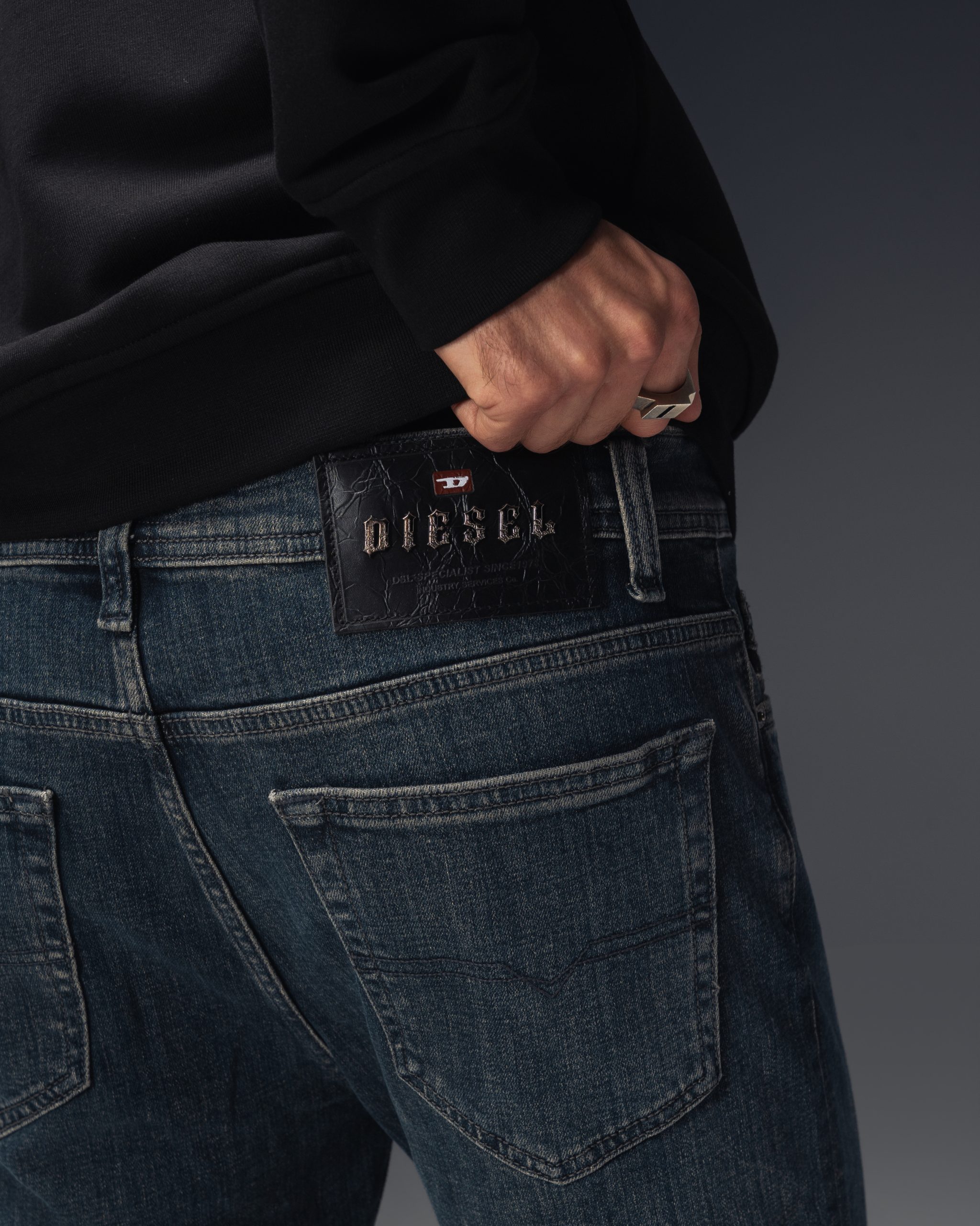 Diesel Dark Wash Blue Jeans
