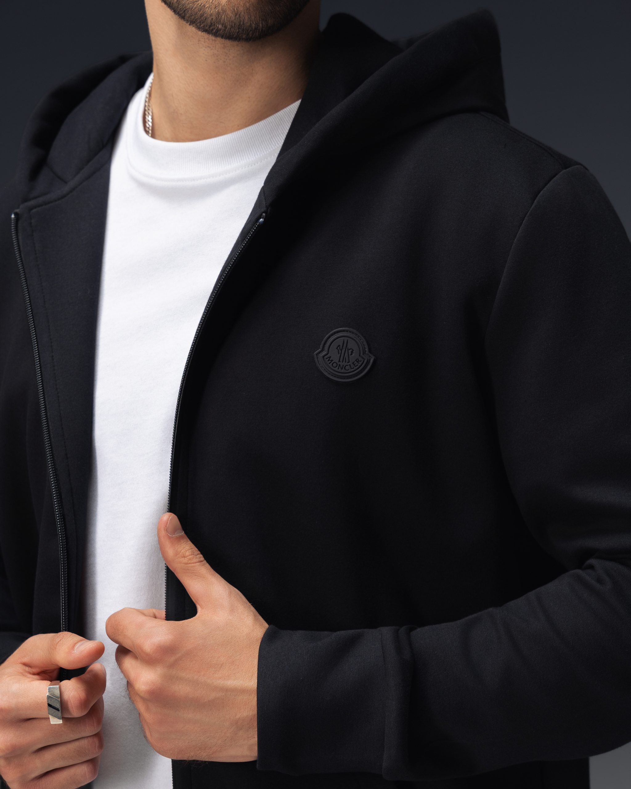 Moncler Total Black Tracksuit