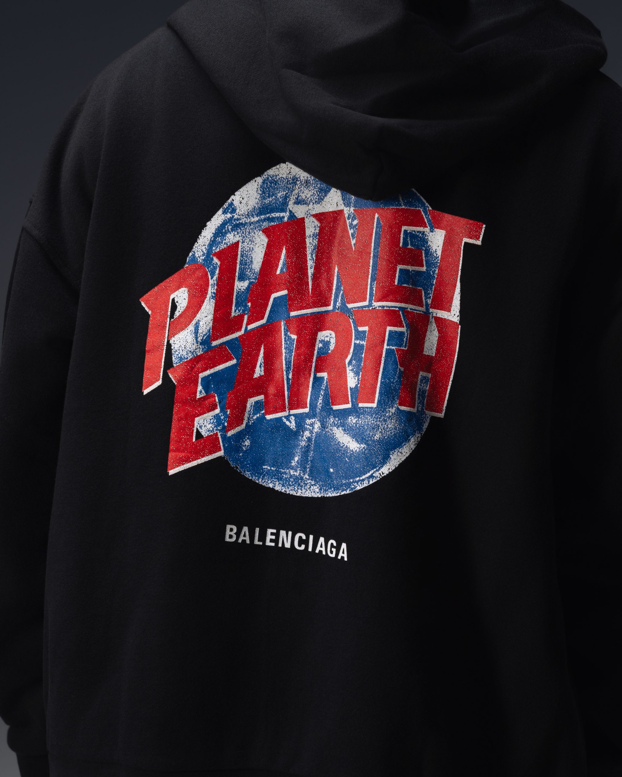 Balenciaga Planet Earth Oversize Hoodie