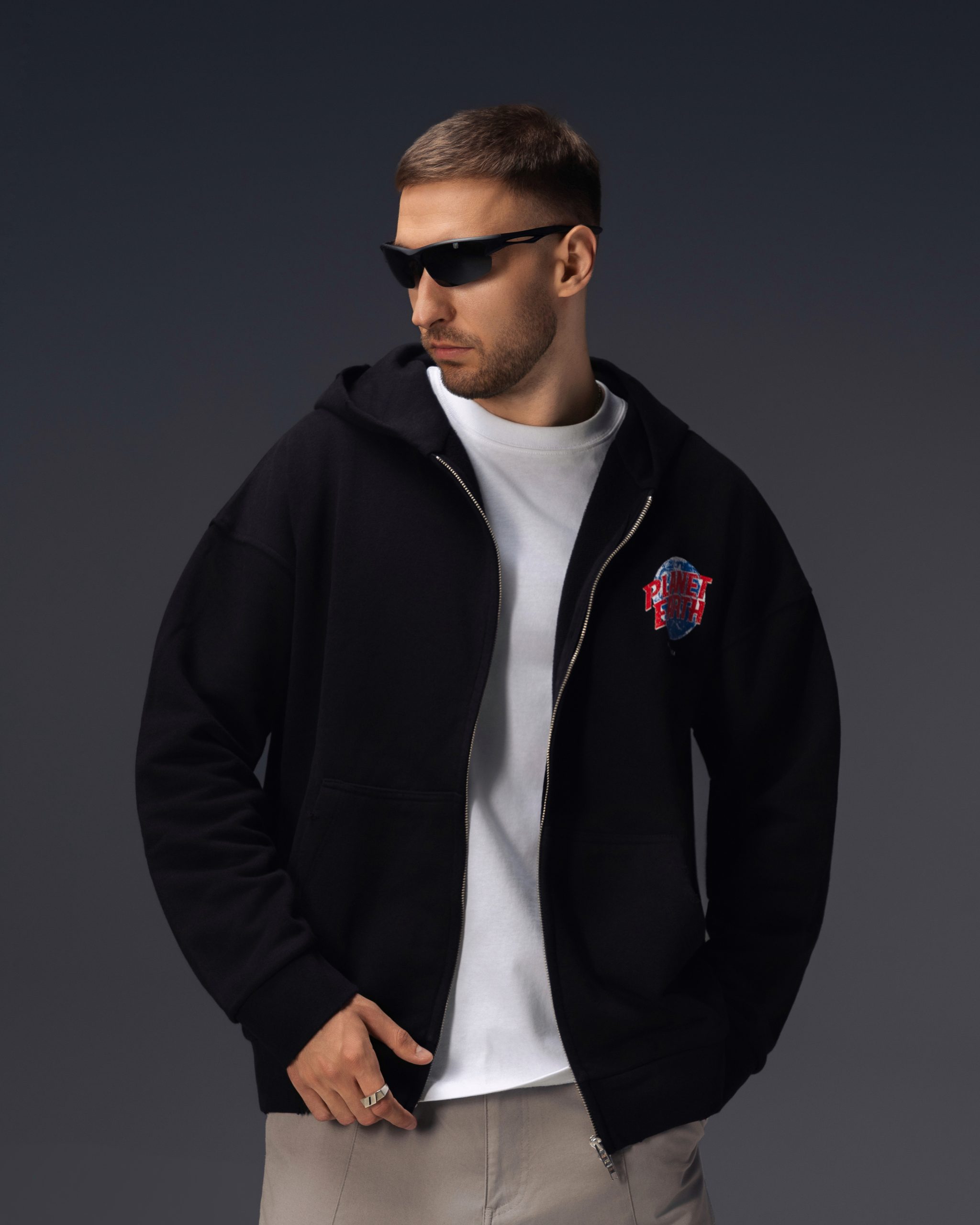 Balenciaga Planet Earth Oversize Hoodie