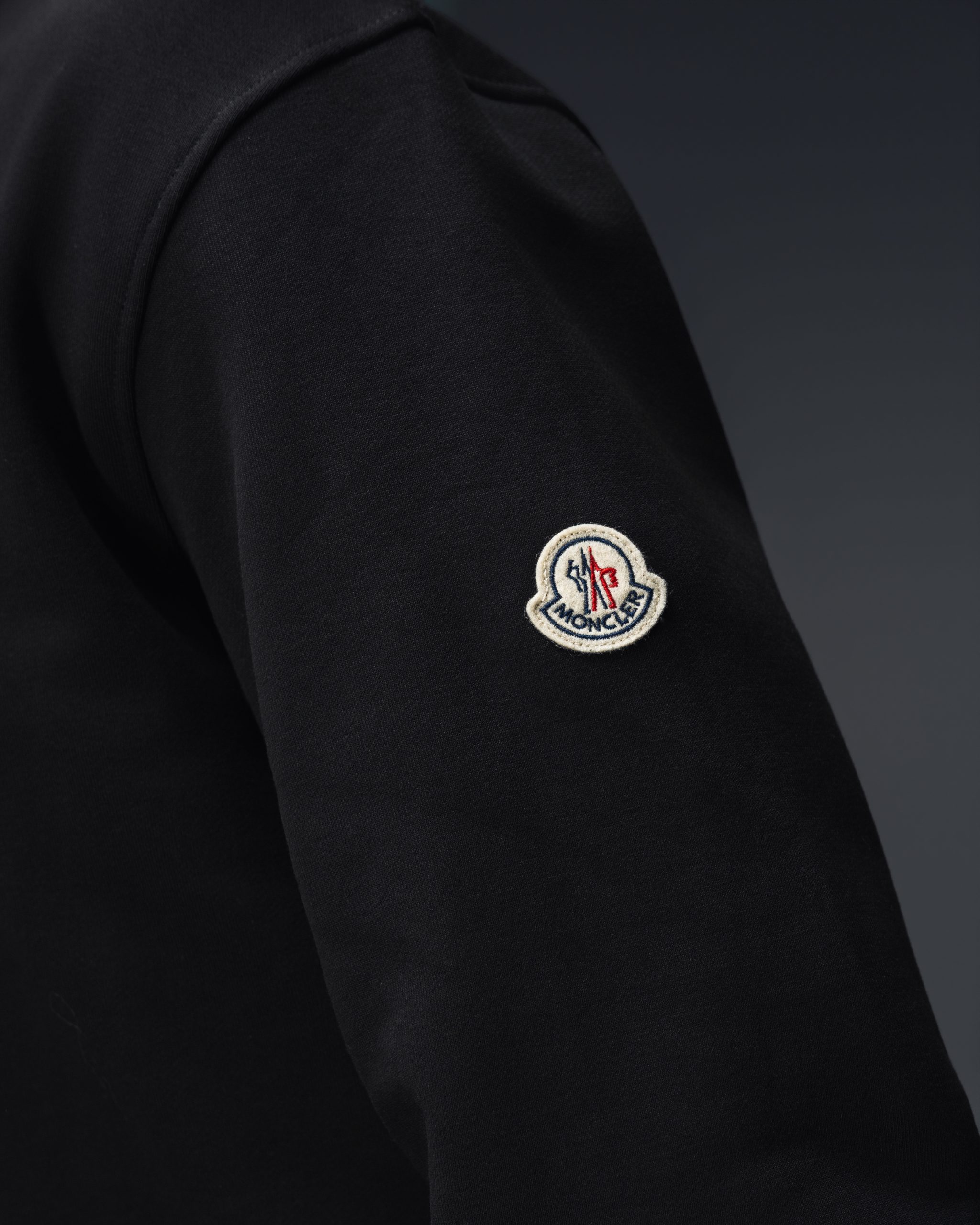 Moncler Tricolor Half-Zip Sweatshirt